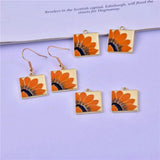 Enamel Flower Charm Jewelry Making Supplies Bulk Craft