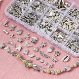 Y2K Retro Alloy Angel Cross Beads DIY Accessories