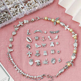 Y2K Retro Alloy Angel Cross Beads DIY Accessories