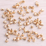 600pcs 5*3mm Earring Back Plug Cap Nail Anti-Allergic DIY Jewelry Accessories