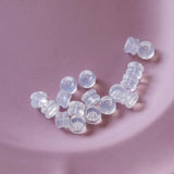18k Hypoallergenic Silicon Ear Plugs Transparent Earrings