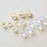 18k Hypoallergenic Silicon Ear Plugs Transparent Earrings