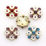 5-Piece Metal Button Decoration Clothing Accessory