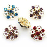 5-Piece Metal Button Decoration Clothing Accessory