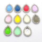 10Pcs Alloy Cat Eye Mix Water Drop DIY Wedding Dress Jewelry