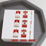 Alloy Drop Cigarette Pendant for DIY Jewelry