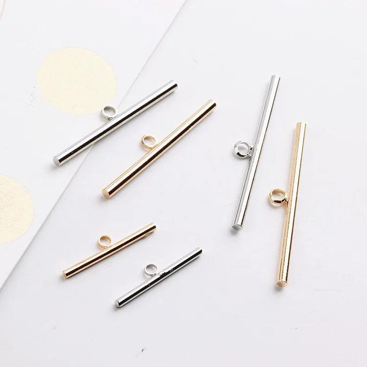 Copper Hanging Rod Pendant Earrings DIY Accessories