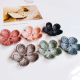 10pcs Flower Wool Beads Pendant Necklace Earring Supplies for Jewelry Making