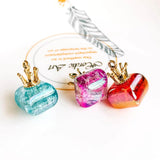 Rhinestone Crystal Pendant Charms Necklace Accessories for Jewelry Diy, 6pcs
