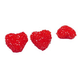 Red Heart Pendant Necklace Charms DIY 2pcs