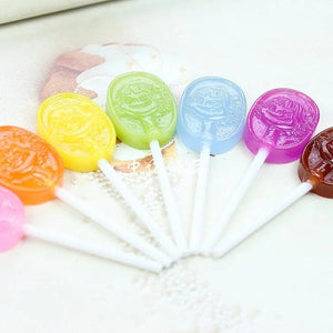 10pcs Resin Girl Lollipop Candy Crafts DIY Dollhouse Christmas Jewelry