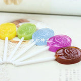 10pcs Resin Girl Lollipop Candy Crafts DIY Dollhouse Christmas Jewelry