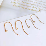 Silver Plated Earring Hooks for Jewelry Finding Diy 10pcs