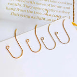 Silver Plated Earring Hooks for Jewelry Finding Diy 10pcs