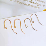 Silver Plated Earring Hooks for Jewelry Finding Diy 10pcs