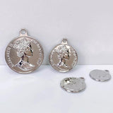 Metal Eardrop Pendant Charms Necklace Earrings Accessories