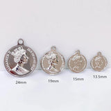 Metal Eardrop Pendant Charms Necklace Earrings Accessories