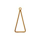Multicolors Triangle Eardrop Metal Diy Material Pendant Necklace Earring Charms