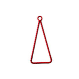 Multicolors Triangle Eardrop Metal Diy Material Pendant Necklace Earring Charms