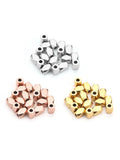 6mm Stainless Steel Rhombi Spacer Bead DIY Jewelry Accessories