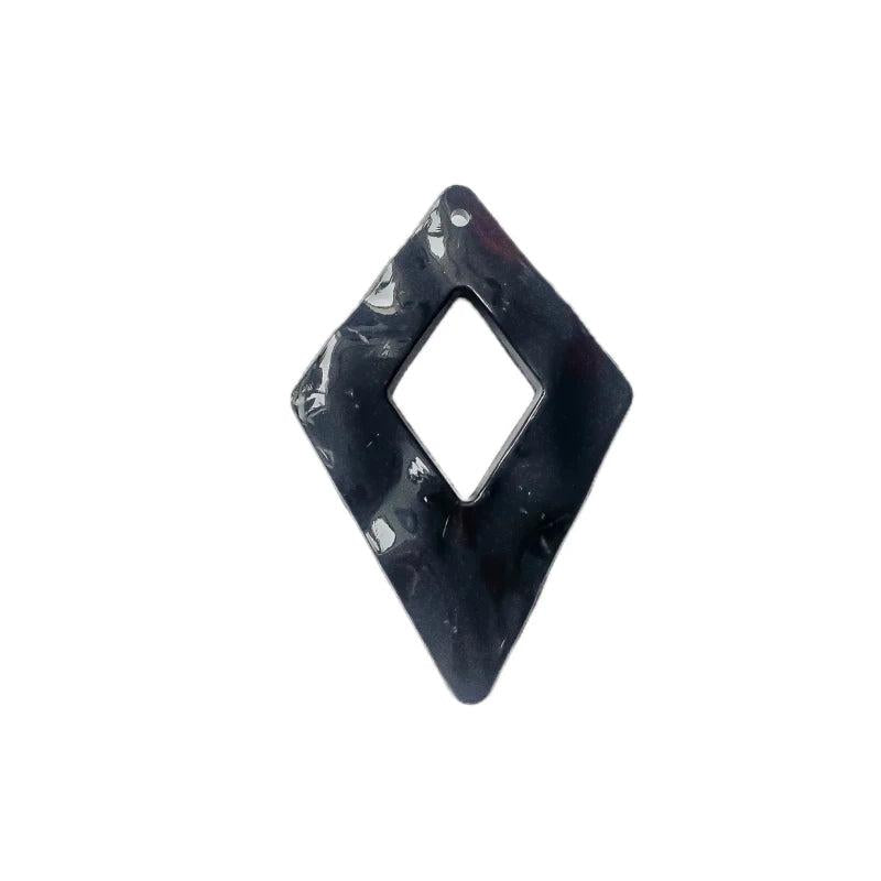 10pcs Acrylic Rhombus Pendant Jewelry Making Supplies DIY Material