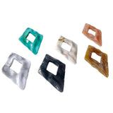 10pcs Acrylic Rhombus Pendant Jewelry Making Supplies DIY Material