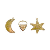 KC Plated Pearl Stud Earrings Accessories Necklace Jewelry Making Component