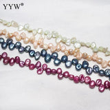 Mixed Colors 5-6mm Freshwater Pearl Beads 14.5 Inch Strand