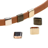 10*2MM 6PCS/Lot Spacer for Flat Leather Cord DIY Jewelry Making