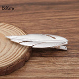 BoYuTe 60*25MM Metal Iron Leaf Hair Clips Women Hair Accessories