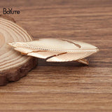 BoYuTe 60*25MM Metal Iron Leaf Hair Clips Women Hair Accessories