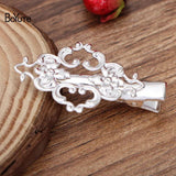 BoYuTe Flower Plate 35MM Hair Clip DIY Hair Accessories