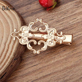 BoYuTe Flower Plate 35MM Hair Clip DIY Hair Accessories