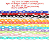 Colorful Acrylic Chain Lobster Clasp Keychains for DIY Jewelry Making