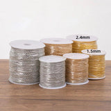 10m Copper Bead Ball Chains DIY Necklace Jewelry Making Pendant Accessories