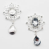 10pcs Rhinestone Acrylic Pendant DIY Decoration Jewelry Accessories