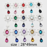 10pcs Rhinestone Acrylic Pendant DIY Decoration Jewelry Accessories
