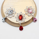 10pcs Rhinestone Acrylic Pendant DIY Decoration Jewelry Accessories