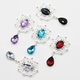 10pcs Rhinestone Acrylic Pendant DIY Decoration Jewelry Accessories