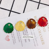 Alloy Drip Oil Drop Earrings Accessories Set