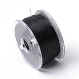 Polyester Thread 0.1mm Coated for DIY Bracelet Jewelry, 50yards