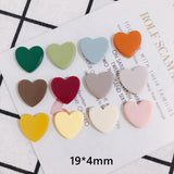 DIY Heart Acrylic Patch Hairpin Jewelry Earring Accessories 10pcs