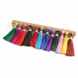 5pcs 11.5cm Silk Tassels Key Charm Pendant Lobster Clas