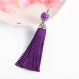5pcs 11.5cm Silk Tassels Key Charm Pendant Lobster Clas
