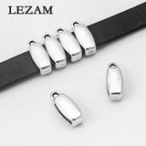 10pcs Antique Slider Charm Pendant For 10mm 5mm Flat Leather Cord