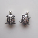 10pcs Antique Tortoise Slider Spacer Beads For 10mm Flat Leather Cords
