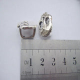10Pcs Skull Licorice Sliders For 10x6mm Leather Bracelet