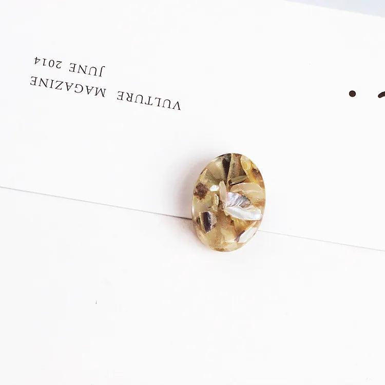 DIY Resin Flower Leopard Earrings Pendant Material