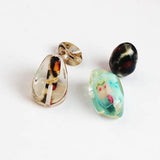 DIY Resin Flower Leopard Earrings Pendant Material