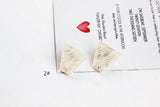 Geometric Quadrilateral Resin Earrings
